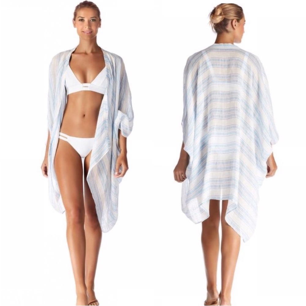Vitamin A NWT Linen West Cost Caftan O/S